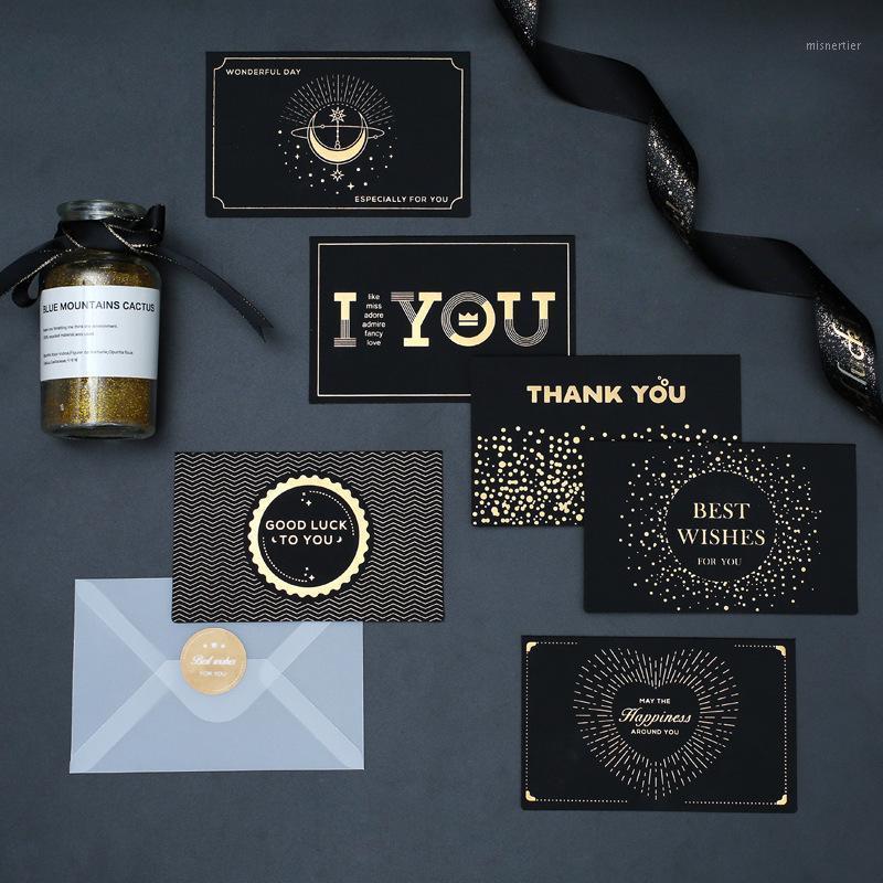 1set High-end Black Bronzing Greeting Card with Envelope Sticker Blank Paper Message Cards Invitations Postcard Gift Christmas1
1set High-end Black Bronzing Greeting Card with Envelope Sticker Blank Paper Message Cards Invitations Postcard Gift Christmas1