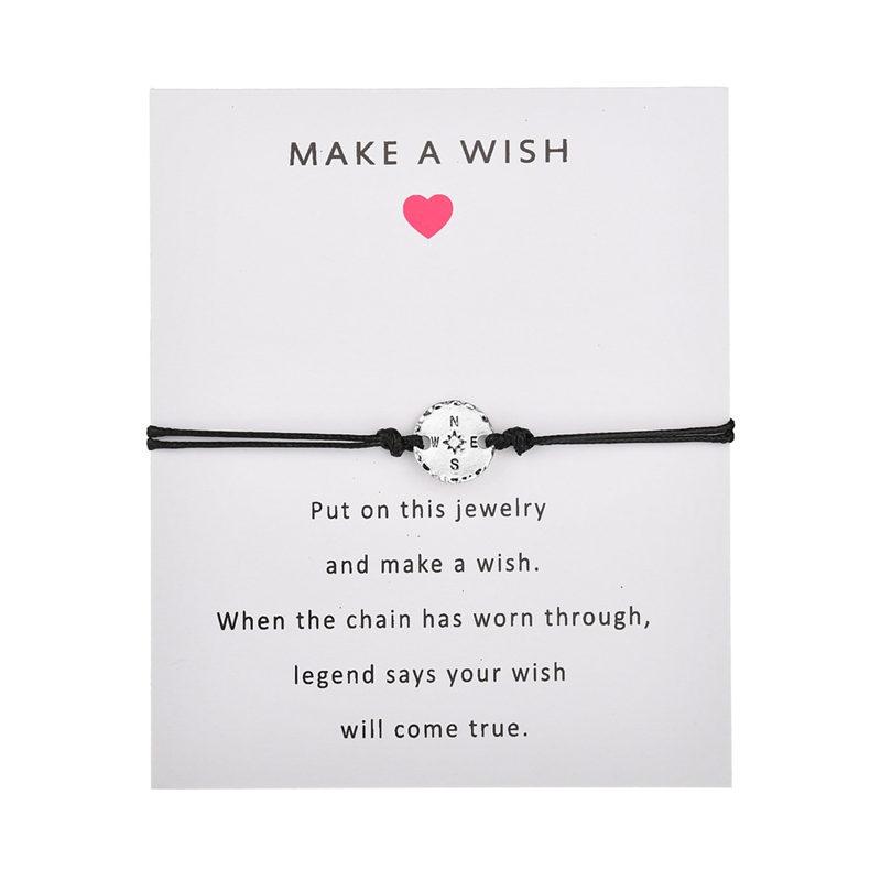 2020 Fashion 7 Colors Metal Compass Bracelets Bangle for Women White Card Rope Bracelet Friendship Gift Jewelry
2020 Fashion 7 Colors Metal Compass Bracelets Bangle for Women White Card Rope Bracelet Friendship Gift Jewelry