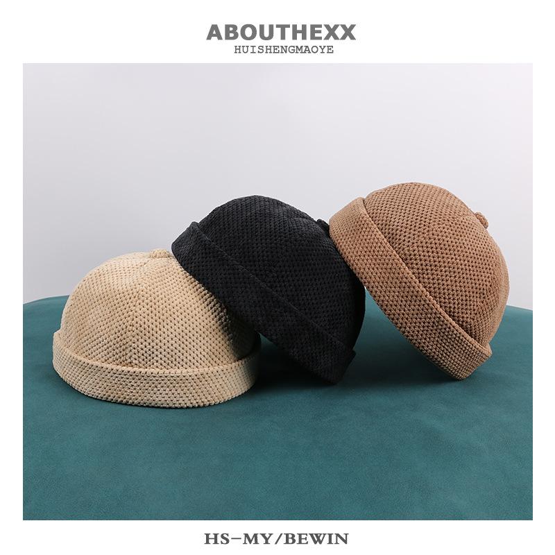 Hat men's autumn Fedoras new landlord hat Korean tide wild melon leather female warmth rogue style yuppie outdoor couple, Black
Hat men's autumn Fedoras new landlord hat Korean tide wild melon leather female warmth rogue style yuppie outdoor couple, Black
