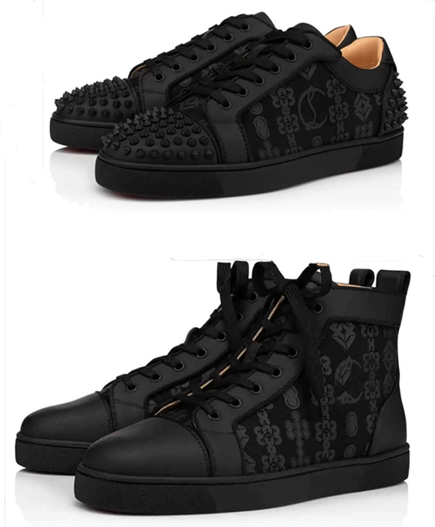 Fashion sneaker Black High Casual Shoes Red bottom sneaker spiked shoe Lubinetic Orlatos Flats Seavaste orlato flat blacks outdoor walking trainers
Fashion sneaker Black High Casual Shoes Red bottom sneaker spiked shoe Lubinetic Orlatos Flats Seavaste orlato flat blacks outdoor walking trainers