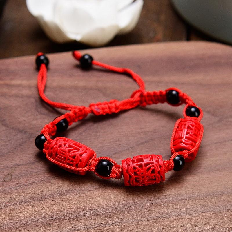 Charm Bracelets Good Luck Red Rope Bracelet For Women Men Rose Valentine's Day Braclet Lover Handmade Adjustable Obsidian Stone Braslet
Charm Bracelets Good Luck Red Rope Bracelet For Women Men Rose Valentine's Day Braclet Lover Handmade Adjustable Obsidian Stone Braslet