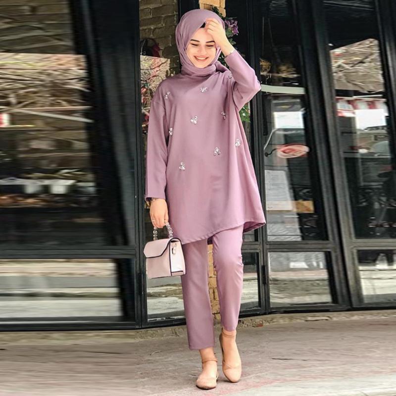 European Islam Clothing Abayas For Women De Moda Musulman Ensembles Abaya Dubai Turkey Hijab Muslim Sets Fashion Hijab Dress
European Islam Clothing Abayas For Women De Moda Musulman Ensembles Abaya Dubai Turkey Hijab Muslim Sets Fashion Hijab Dress