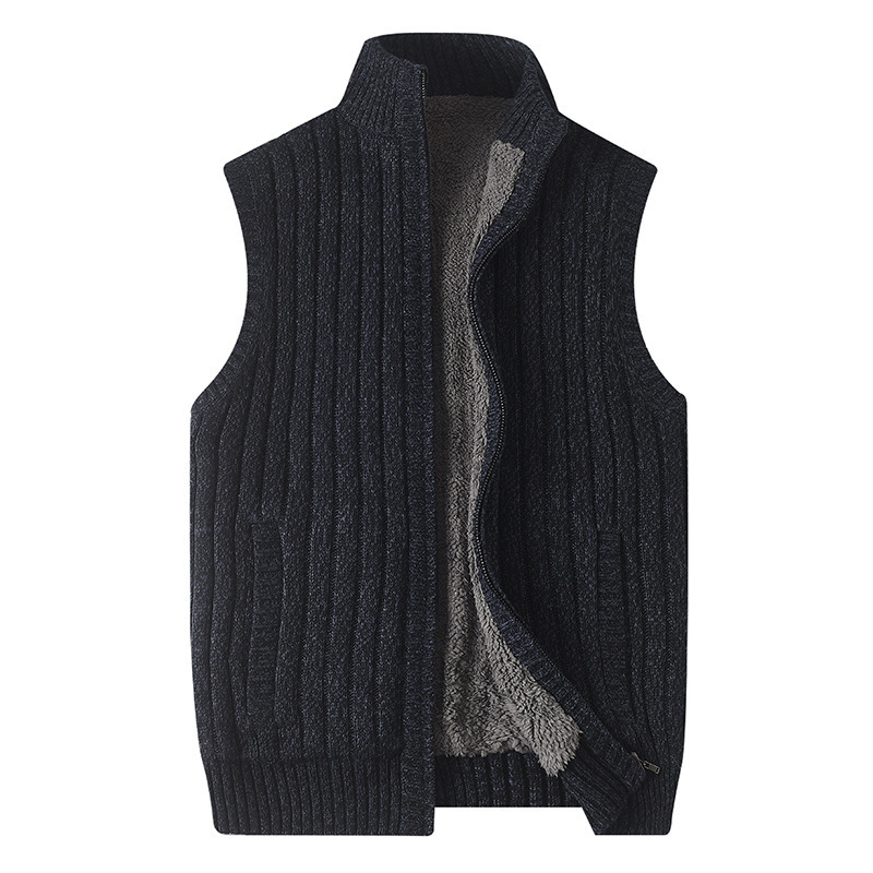 Sweater Men Casual ONeck Pullover Men Autumn Winter Slim Fit Sleeveless Shirt Mens Sweaters Knitted Pull Homme Plus Szie 6XL 201125