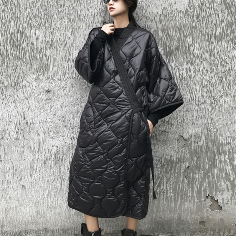 LANMREM New autumn And Winter Japan Styles Batwing Sleeves Loose Big Size Cotton-padded Coat Women Windbreaker JD18601 201103, Black
LANMREM New autumn And Winter Japan Styles Batwing Sleeves Loose Big Size Cotton-padded Coat Women Windbreaker JD18601 201103, Black