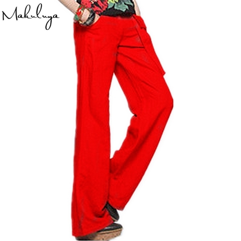 Makuluya FREE PANTS Better Linen loose Vintage solid color wide leg pants straight casual women red trousers L6 201109
Makuluya FREE PANTS Better Linen loose Vintage solid color wide leg pants straight casual women red trousers L6 201109