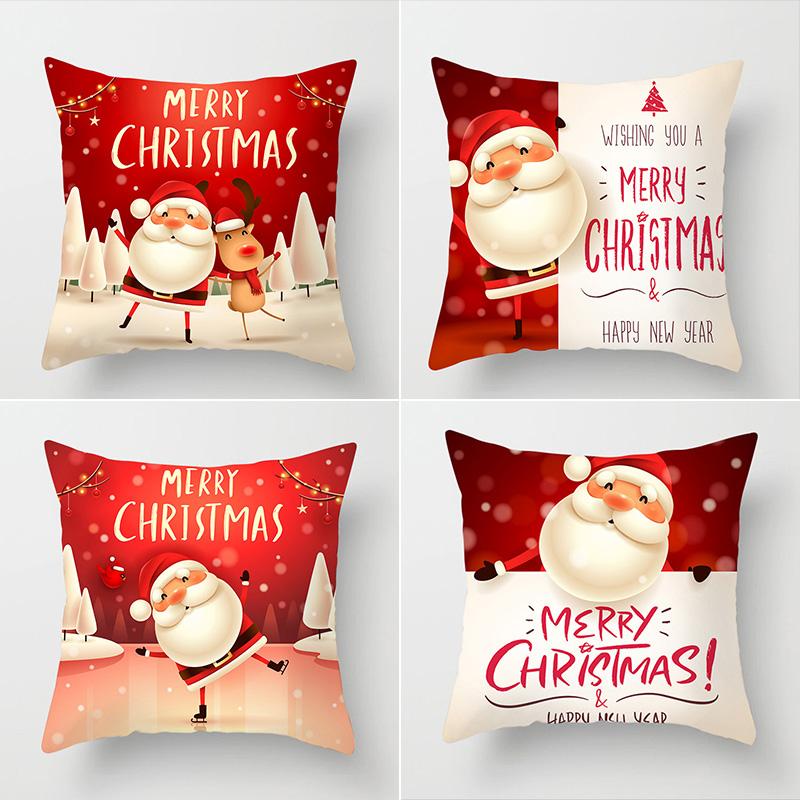 Santa Claus Printed Pillow Case Christmas Decoration Cushion Cover Decorative Xmas Pillowcase Christmas Pillow Covers Home Decor, S2
Santa Claus Printed Pillow Case Christmas Decoration Cushion Cover Decorative Xmas Pillowcase Christmas Pillow Covers Home Decor, S2