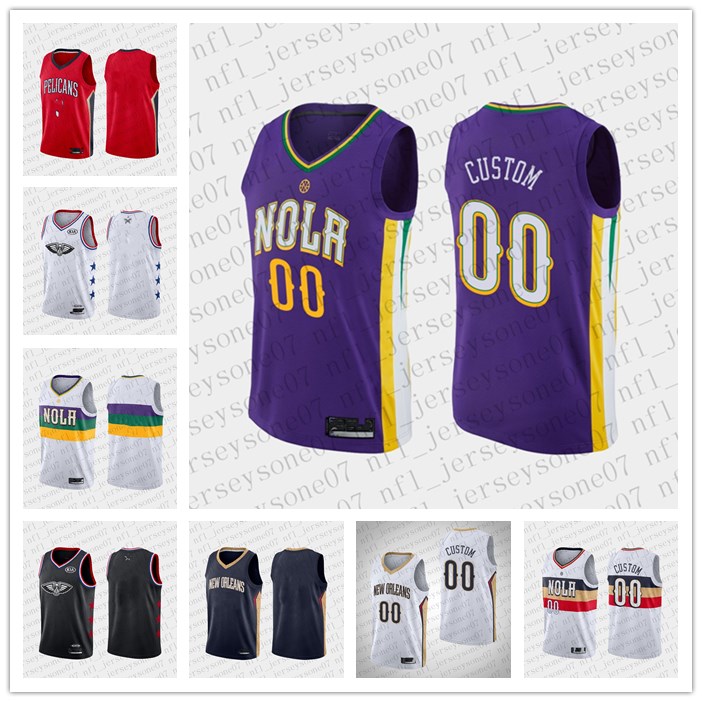 Custom Men's womens youth new orleans Pelicans black white red Throwback Basketball Jersey
Custom Men's womens youth new orleans Pelicans black white red Throwback Basketball Jersey