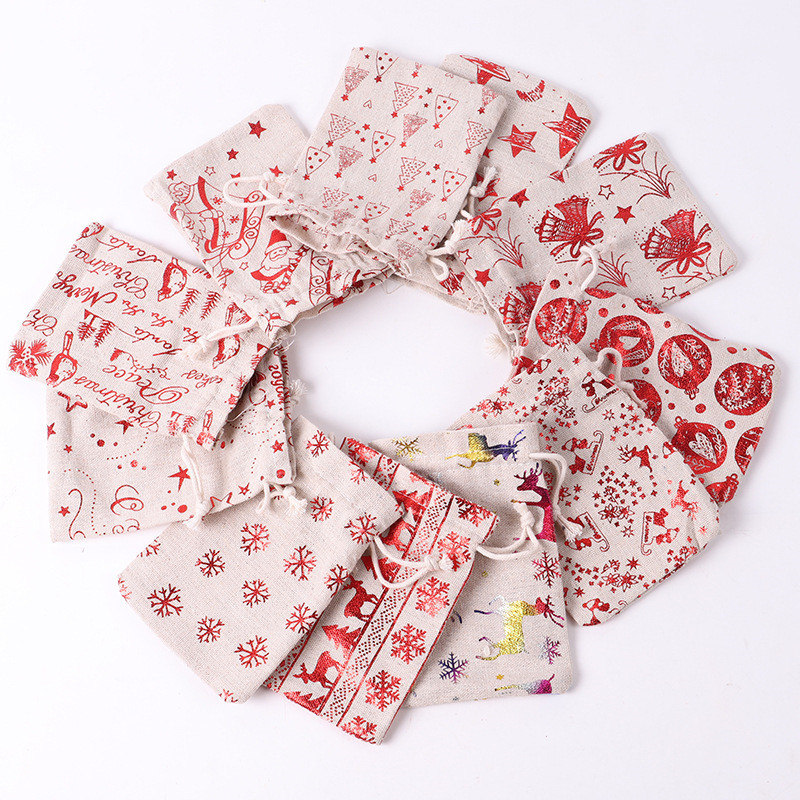 Christmas hot cotton drawstring Christmas gift bag Christmas chocolate candy bag L03-1
Christmas hot cotton drawstring Christmas gift bag Christmas chocolate candy bag L03-1
