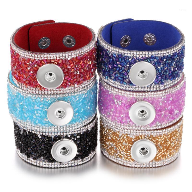 New Leather Snap Button Bracelet Crystal Mini Beads Leather Snap Bracelet Fit 20mm 18mm Buttons Jewelry Christmas Gift1
New Leather Snap Button Bracelet Crystal Mini Beads Leather Snap Bracelet Fit 20mm 18mm Buttons Jewelry Christmas Gift1