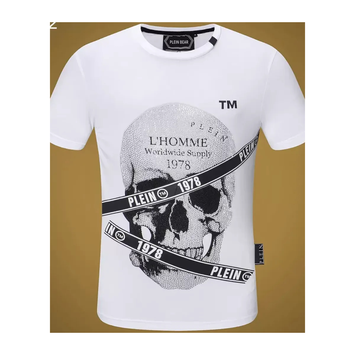 PLEIN BEAR T SHIRT Mens Designer Tshirts Brand Clothing Rhinestone Skull Men T-shirts Classical Hip Hop Streetwear Tshirt Casual Top Tees Hi, White;black
PLEIN BEAR T SHIRT Mens Designer Tshirts Brand Clothing Rhinestone Skull Men T-shirts Classical Hip Hop Streetwear Tshirt Casual Top Tees Hi, White;black