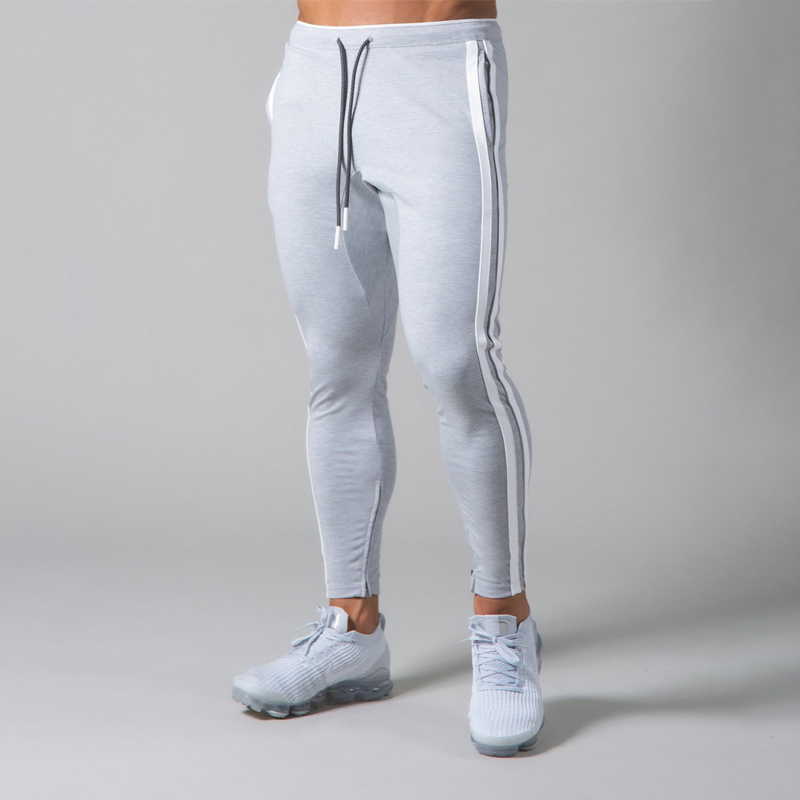 Streetwear casual clothing jogger bodybuilding trousers fashion printed cotton gym fitness men's Sweatpants 201110