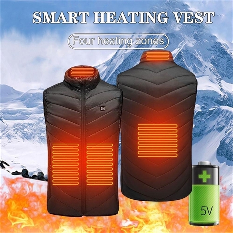 Heated Vest Washable Usb Charging Electric Heating Warm Jacket Control Temperature Outdoor Camping Hiking Warm Hunting Jacket 201214, Black 2pcs
Heated Vest Washable Usb Charging Electric Heating Warm Jacket Control Temperature Outdoor Camping Hiking Warm Hunting Jacket 201214, Black 2pcs