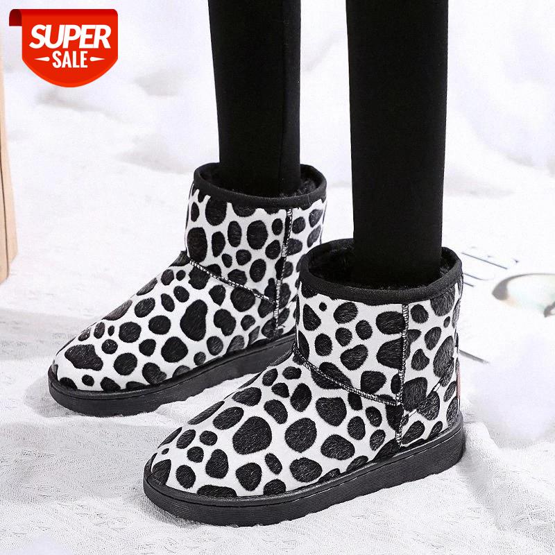 Lucyever Fashion Cow Pattern Cotton Padded Shoes Woman Plush Warm Snow Boots Women Winter Flat Heel Platform Ankle Boots Ladies #oJ4K, Black
Lucyever Fashion Cow Pattern Cotton Padded Shoes Woman Plush Warm Snow Boots Women Winter Flat Heel Platform Ankle Boots Ladies #oJ4K, Black