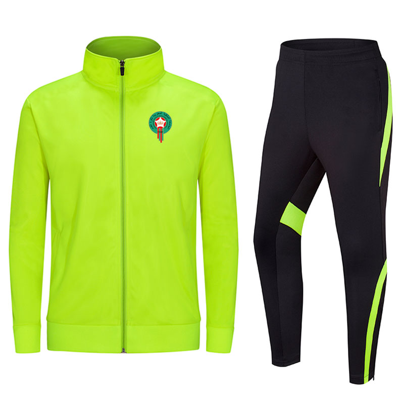 Morocco 2020 jacket football training suit long section can be customized DIY team men's sports running suit training suit, White
Morocco 2020 jacket football training suit long section can be customized DIY team men's sports running suit training suit, White