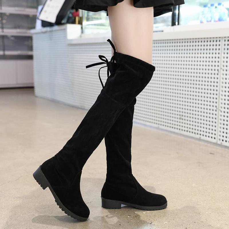2020 autumn and winter women's long boots British fashion knight boots round head with square with non-slip women's, Cotton boots
2020 autumn and winter women's long boots British fashion knight boots round head with square with non-slip women's, Cotton boots