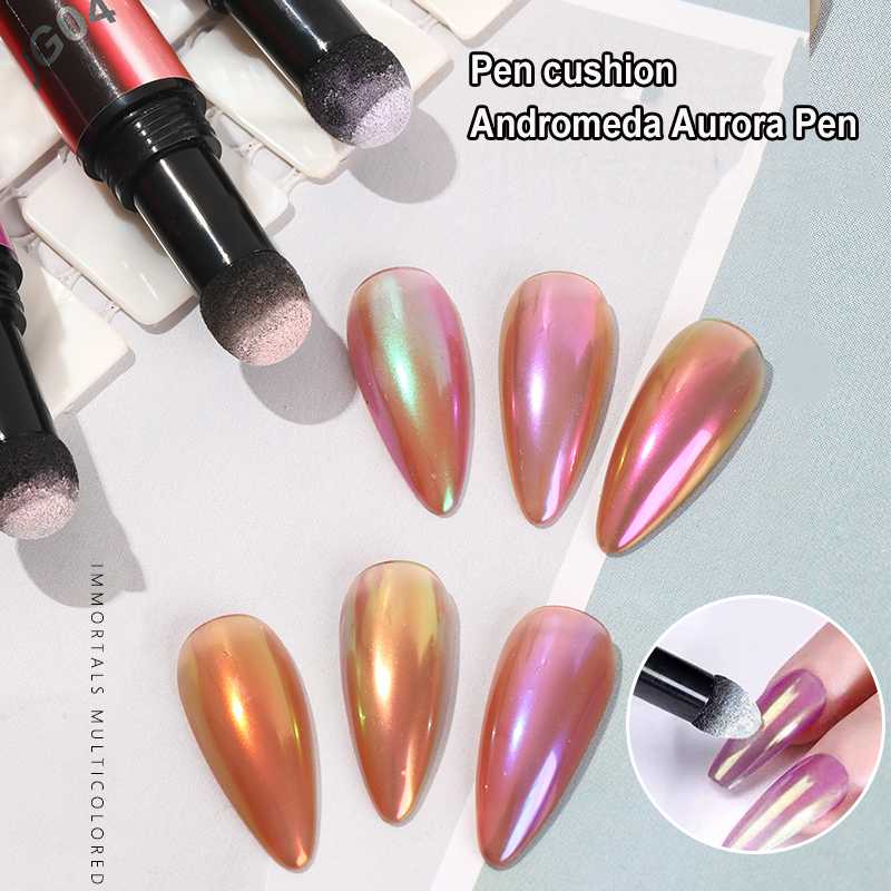 6 Colors Nail Air Cushion Magic Pen 2in1 nail art eye makeup pearlescent Mirror Effect DIYDesign Aurora Powder Cushion Pen TSLM1
6 Colors Nail Air Cushion Magic Pen 2in1 nail art eye makeup pearlescent Mirror Effect DIYDesign Aurora Powder Cushion Pen TSLM1