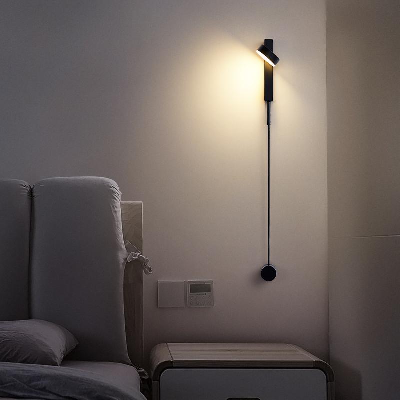 Led Wall Lamps With Switch For Bedroom Bedside Black Rotation Modern Loft Stair Aisle Indoor Decoration Sconce Light Fixture
Led Wall Lamps With Switch For Bedroom Bedside Black Rotation Modern Loft Stair Aisle Indoor Decoration Sconce Light Fixture
