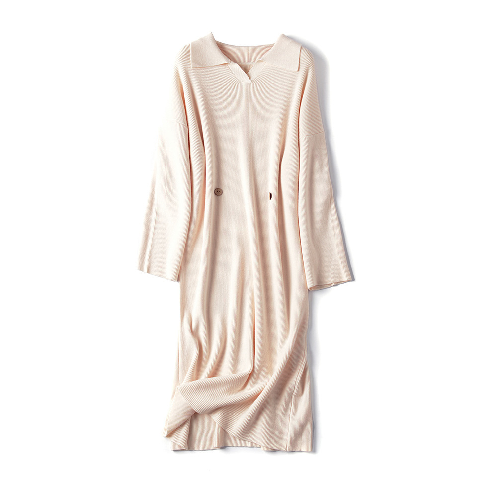 2021 New Autumn Winter Thick Straight Turndown Collar Knit Women Long Female Chic Sweater Elegant Dress Yery, Apricot
2021 New Autumn Winter Thick Straight Turndown Collar Knit Women Long Female Chic Sweater Elegant Dress Yery, Apricot