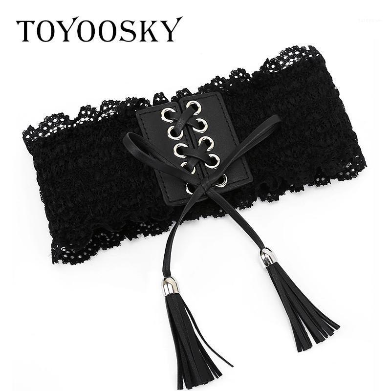 2020 New Arrival Designer Simple Elastic Corset Lace Women Wide Belt with tassel Elegant belts for women HighQuality Girdle Belt1, Black
2020 New Arrival Designer Simple Elastic Corset Lace Women Wide Belt with tassel Elegant belts for women HighQuality Girdle Belt1, Black