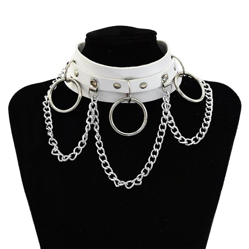 2020 New Trendy Charm Punk Style Alloy Chain And Leather Collar Choker Gothic Necklace For Women Jewelry Accessory gifts
2020 New Trendy Charm Punk Style Alloy Chain And Leather Collar Choker Gothic Necklace For Women Jewelry Accessory gifts