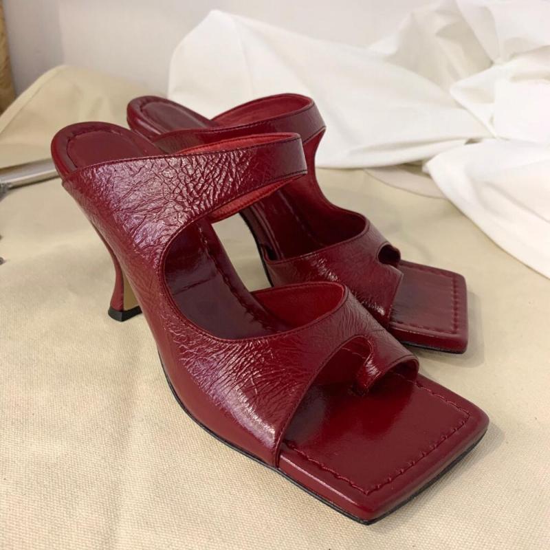 Ollymurs Woman Leather High Thin Heels Slippers Summer Shoes Flip Flops Woman Open-Toes Slippers Sapato Feminino Shoes, As pic
Ollymurs Woman Leather High Thin Heels Slippers Summer Shoes Flip Flops Woman Open-Toes Slippers Sapato Feminino Shoes, As pic