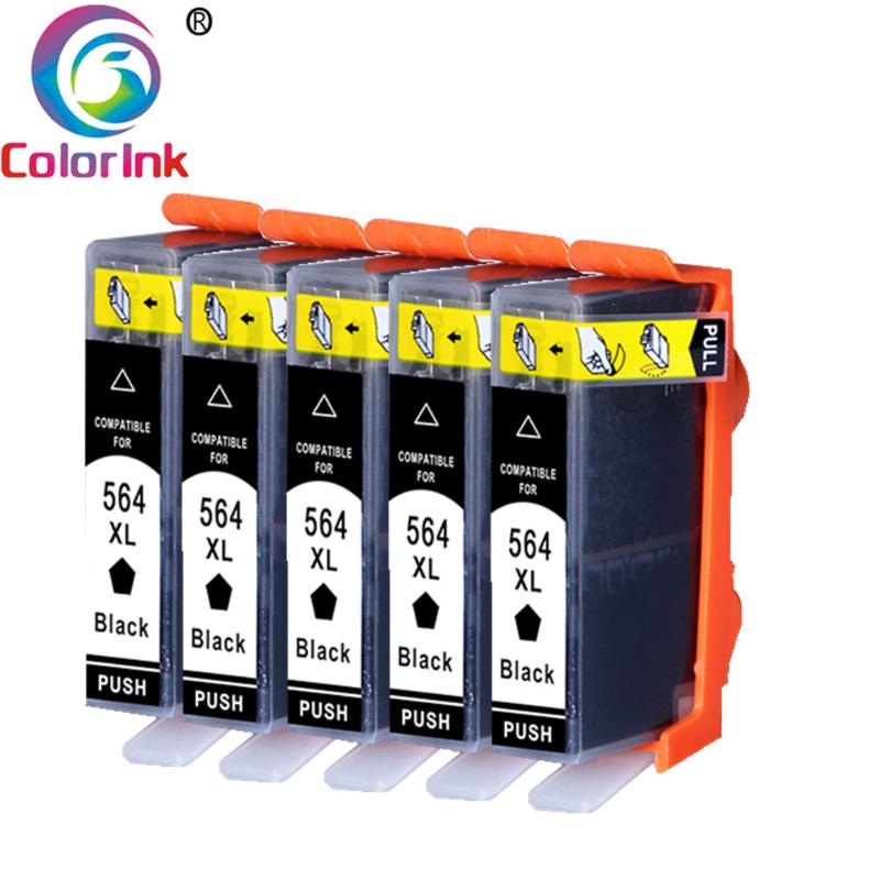 ColorInk 5Pack ink cartridge 564XL For 564 XL Photosmart 4620 5510 5511 5512 5514 5515 5520 5522 5525 6510 6512 6515 C309A
ColorInk 5Pack ink cartridge 564XL For 564 XL Photosmart 4620 5510 5511 5512 5514 5515 5520 5522 5525 6510 6512 6515 C309A