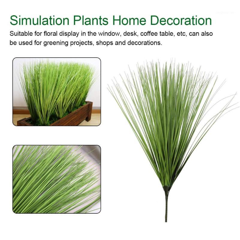 Decorative Flowers & Wreaths 60cm Artificial Leave Simulation Leaf Onion Grass Silk Flower Decoration Arranging Lawn Engineering Plants1, As pic 
Decorative Flowers & Wreaths 60cm Artificial Leave Simulation Leaf Onion Grass Silk Flower Decoration Arranging Lawn Engineering Plants1, As pic