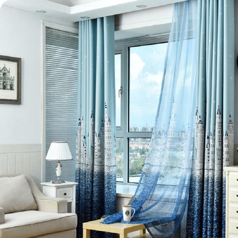 Printed High Shading Rate Kids Curtains Cartoon Mediterranean Curtains for Children Bedroom Finished Customization Boy Blue, Tulle
Printed High Shading Rate Kids Curtains Cartoon Mediterranean Curtains for Children Bedroom Finished Customization Boy Blue, Tulle
