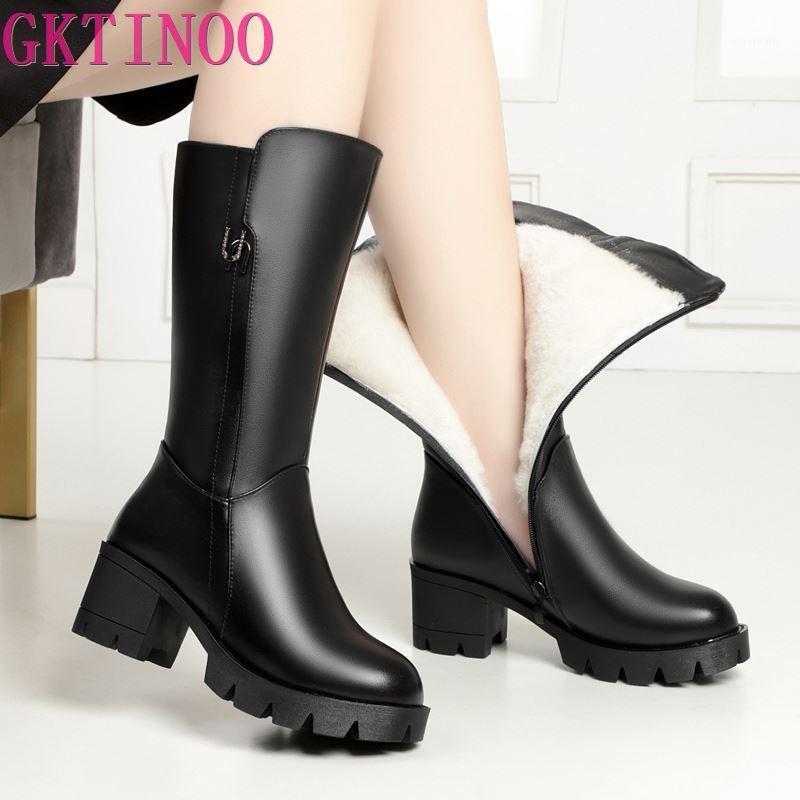 GKTINOO Women Winter Boots Thick Natural Wool 2020 Genuine Leather Ladies Snow Boots Large Size Platform Women Winter Footwear1, Black fluff
GKTINOO Women Winter Boots Thick Natural Wool 2020 Genuine Leather Ladies Snow Boots Large Size Platform Women Winter Footwear1, Black fluff