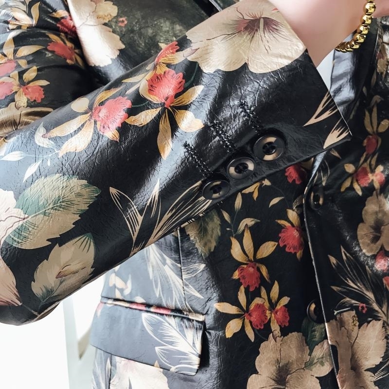 Men's Suits Blazers Autumn Slim Fit Party Blazers Masculino High Quality Floral Blazers Mens Baroque Veste Costume Homme Americana Hombre M5XL 20