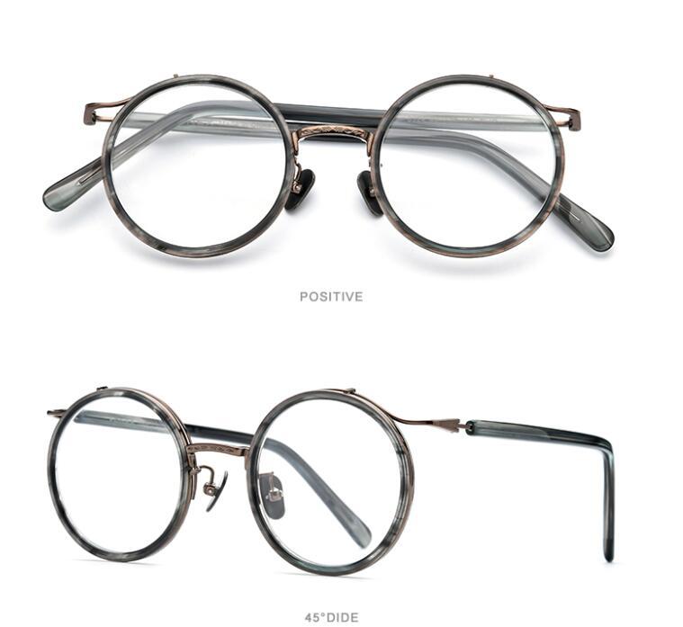 Round Glasses Frame Retro Women Titanium Acetate Prescription Lens Optical Eyewear Ultralight Presbyopia Reading Glasses Men
Round Glasses Frame Retro Women Titanium Acetate Prescription Lens Optical Eyewear Ultralight Presbyopia Reading Glasses Men