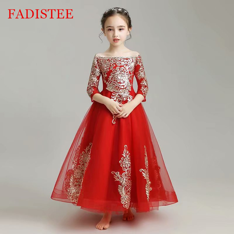 FADISTEE Lace Girl dress Flower Girl Dresses lace Baby Girl Infant Dress Kids Formal Wear girls dress Red Floor-length
FADISTEE Lace Girl dress Flower Girl Dresses lace Baby Girl Infant Dress Kids Formal Wear girls dress Red Floor-length