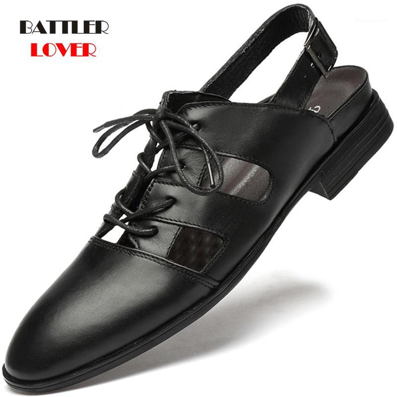 Men Sandals Genuine Leather Business Sandals Shoes Breathable Lace-up Fisherman Shoes Men Wedding Dress Sandalies Men's Outdoor1, 100 pcs choose this
Men Sandals Genuine Leather Business Sandals Shoes Breathable Lace-up Fisherman Shoes Men Wedding Dress Sandalies Men's Outdoor1, 100 pcs choose this