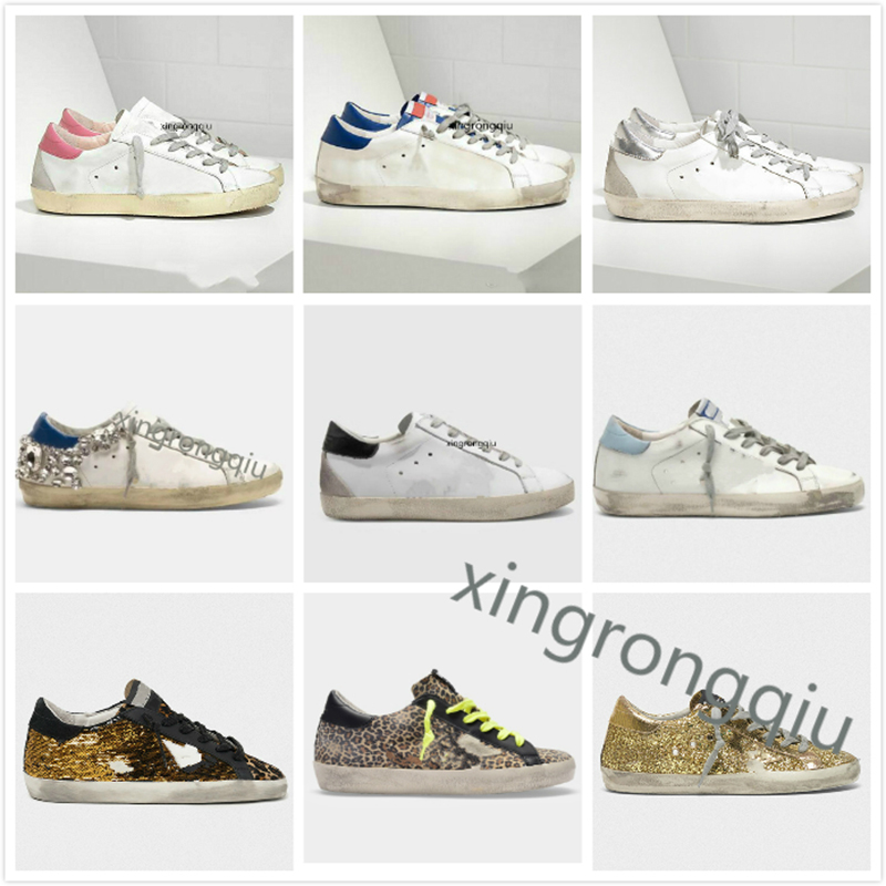 Italy Deluxe Brand baskets Golden Sneakers Sequin Classic White Do-old Dirty Shoes Goose Designer Superstar Man Women Casual Shoes, Star1
Italy Deluxe Brand baskets Golden Sneakers Sequin Classic White Do-old Dirty Shoes Goose Designer Superstar Man Women Casual Shoes, Star1