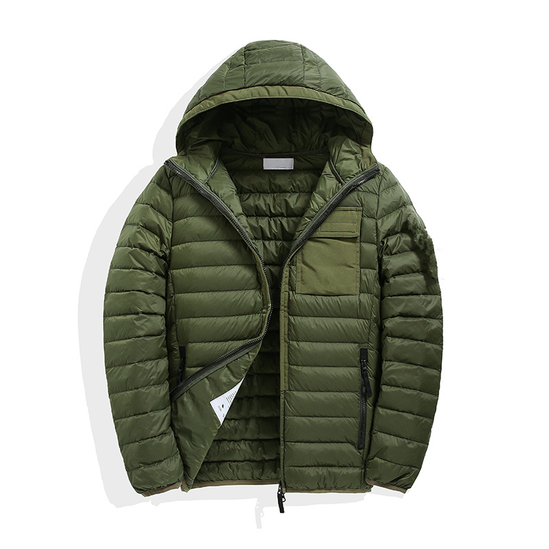 CPTostoney Pirate FW KonngGonng Winter Mens Lightweight Hooded DownJacket White Goose Loose Coat Leisure Park1939 201223