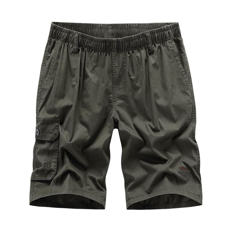 Elastic shorts men's loose summer casual pants home plus size 5 five-point pants beach middle men clothing 2021, Khaki
Elastic shorts men's loose summer casual pants home plus size 5 five-point pants beach middle men clothing 2021, Khaki