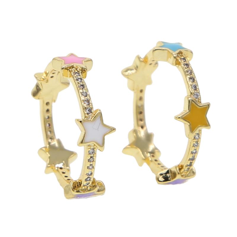 2020 Christmas gift fashion jewelry pastel enamel star cz eternity band ring Gold stacking bands for female
2020 Christmas gift fashion jewelry pastel enamel star cz eternity band ring Gold stacking bands for female