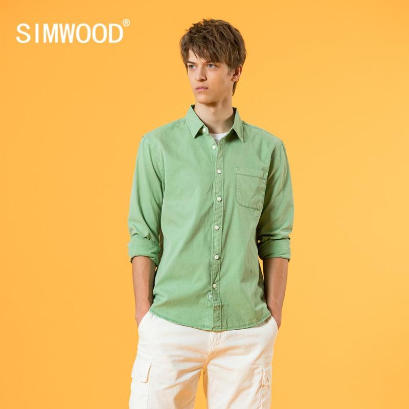SIMWOOD 2020 Autumn Winter New Casual Shirts Men Garment Washed Vintage Casual Plus Size Shirts Chest Pockets SJ170200, Orange
SIMWOOD 2020 Autumn Winter New Casual Shirts Men Garment Washed Vintage Casual Plus Size Shirts Chest Pockets SJ170200, Orange