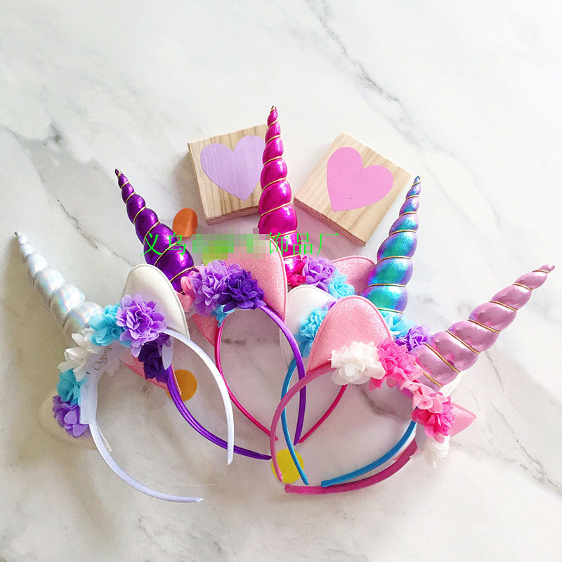 Unicorn Hair Sticks boutique Headbands for girls birthday party baby girl floral headband girls Flower Hair band Children Hair Accessories, Multi-color
Unicorn Hair Sticks boutique Headbands for girls birthday party baby girl floral headband girls Flower Hair band Children Hair Accessories, Multi-color