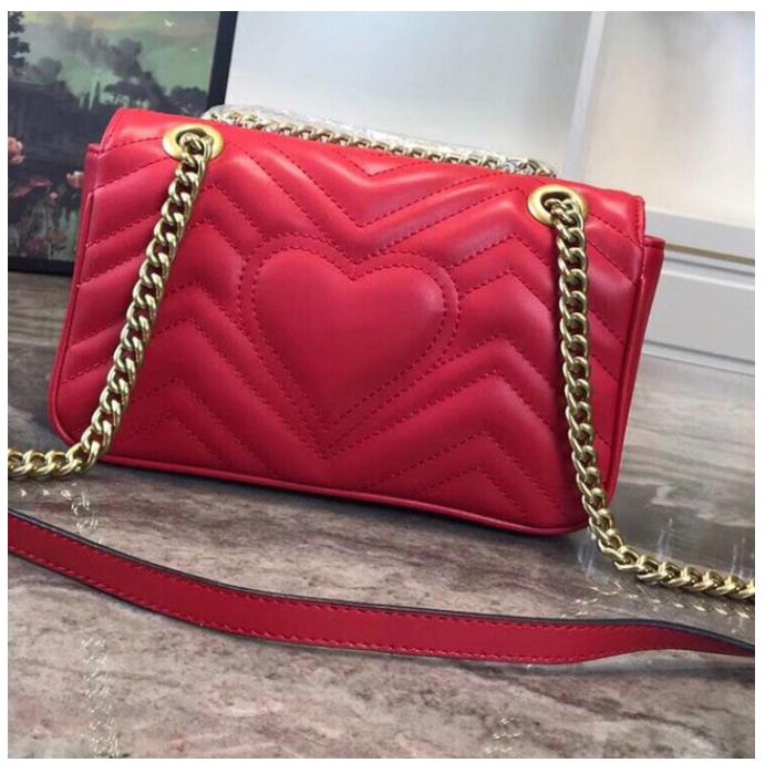 Top Quality Newest Women Shoulder bag Gold Chain Bag Crossbody Pure color handbag Crossbody Messenger Tote Bag Purse Wallet Black, Small size red
Top Quality Newest Women Shoulder bag Gold Chain Bag Crossbody Pure color handbag Crossbody Messenger Tote Bag Purse Wallet Black, Small size red