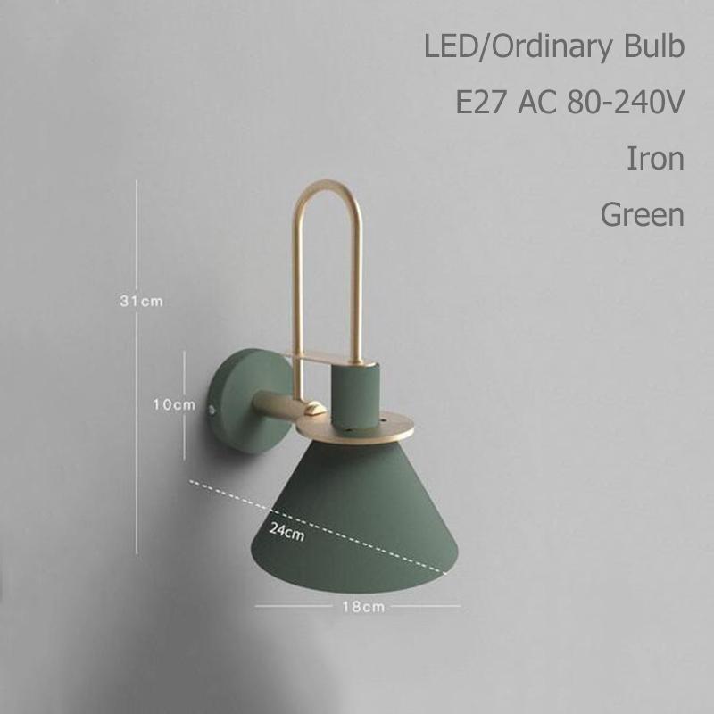 Nordic clarion wall lamp modern industrial wall light LED E27 with 3 colors for bedroom living room restaurant kitchen aisle bar1