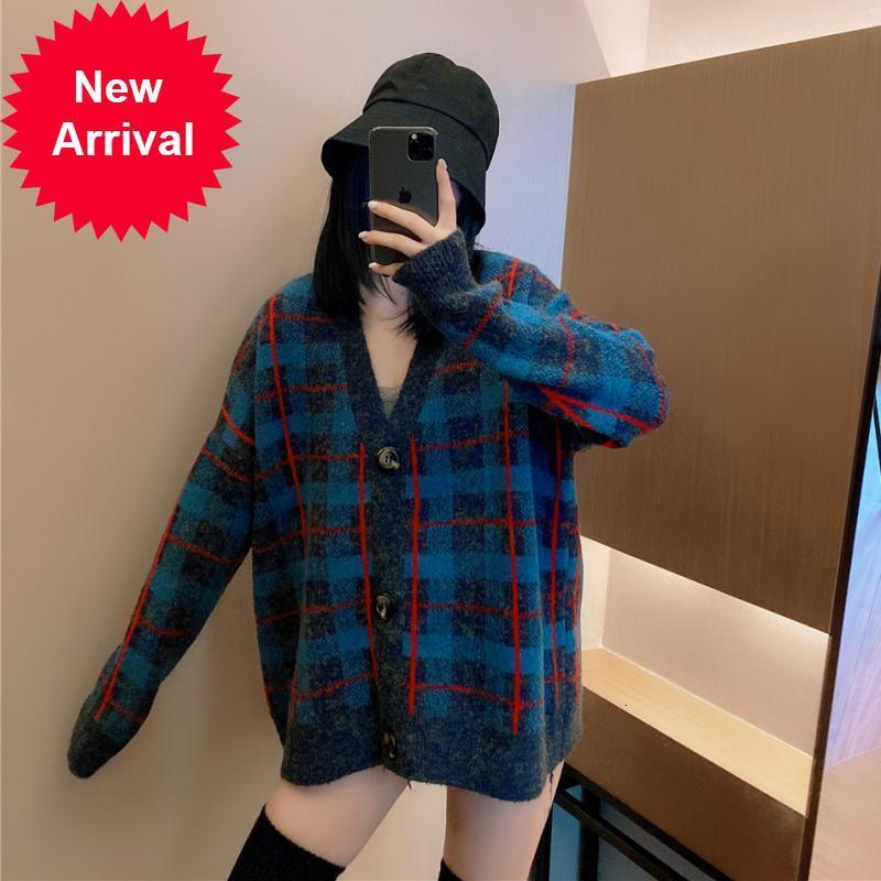 New High 2021 Quality Autumn Retro Red Plaid Winter Embroidered Jacket Oversize with Button-down Down Cardigan Sweater G9MP, Green
New High 2021 Quality Autumn Retro Red Plaid Winter Embroidered Jacket Oversize with Button-down Down Cardigan Sweater G9MP, Green