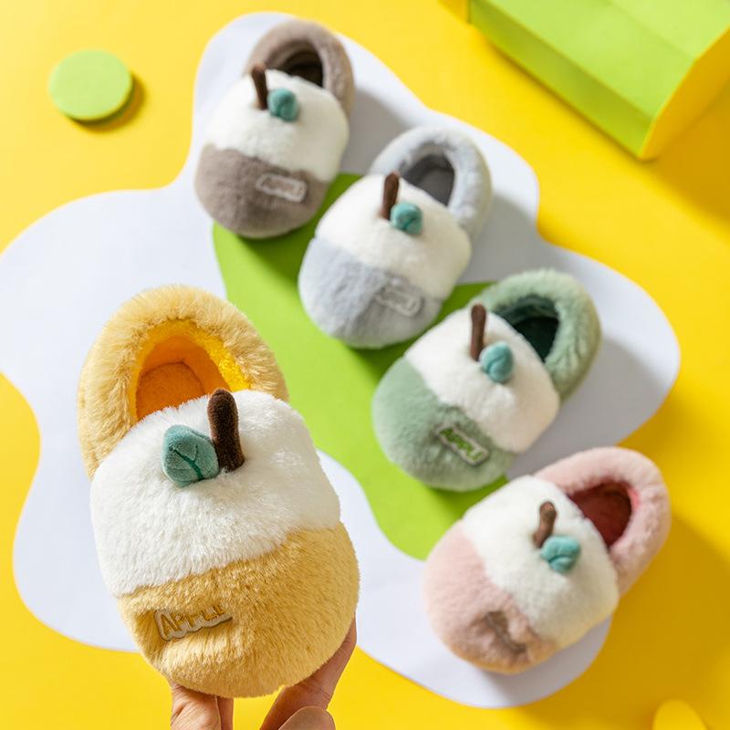 Children's Cotton Slippers, Winter Girls, Indoor Non-slip Bag and Warm Boys and Girls, Cute Infant Cotton Slippers, Yellow apple
Children's Cotton Slippers, Winter Girls, Indoor Non-slip Bag and Warm Boys and Girls, Cute Infant Cotton Slippers, Yellow apple
