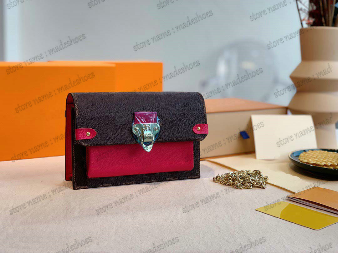 Damier Vavin Chain Wallet N60221 Mini Chain Shoulder Bag WOC Handle Bags Luxurys Deisgner Pad Handbag Womens Designers Ebene Coated Canvas CrossBody Trunk Lock Flap
Damier Vavin Chain Wallet N60221 Mini Chain Shoulder Bag WOC Handle Bags Luxurys Deisgner Pad Handbag Womens Designers Ebene Coated Canvas CrossBody Trunk Lock Flap