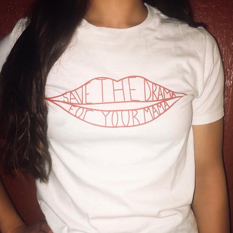 Save The Drama for Your Mama T Shirt Women Friends T Shirts Friends Tv Show Rachel Green Tumblr Goth Tops Aesthetic Clothes, Pink
Save The Drama for Your Mama T Shirt Women Friends T Shirts Friends Tv Show Rachel Green Tumblr Goth Tops Aesthetic Clothes, Pink