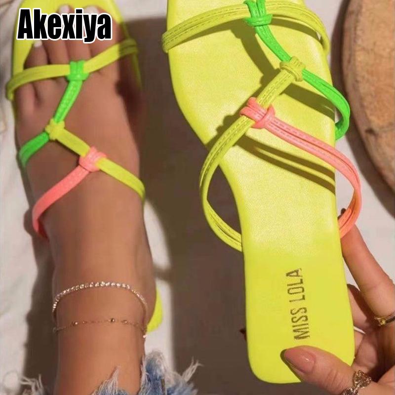Women Brand Slippers Fashion Narrow Band Summer Slides Open Toe Flat Casual Shoes Outdoor Beach Sandal Shoes o411, Khaki
Women Brand Slippers Fashion Narrow Band Summer Slides Open Toe Flat Casual Shoes Outdoor Beach Sandal Shoes o411, Khaki