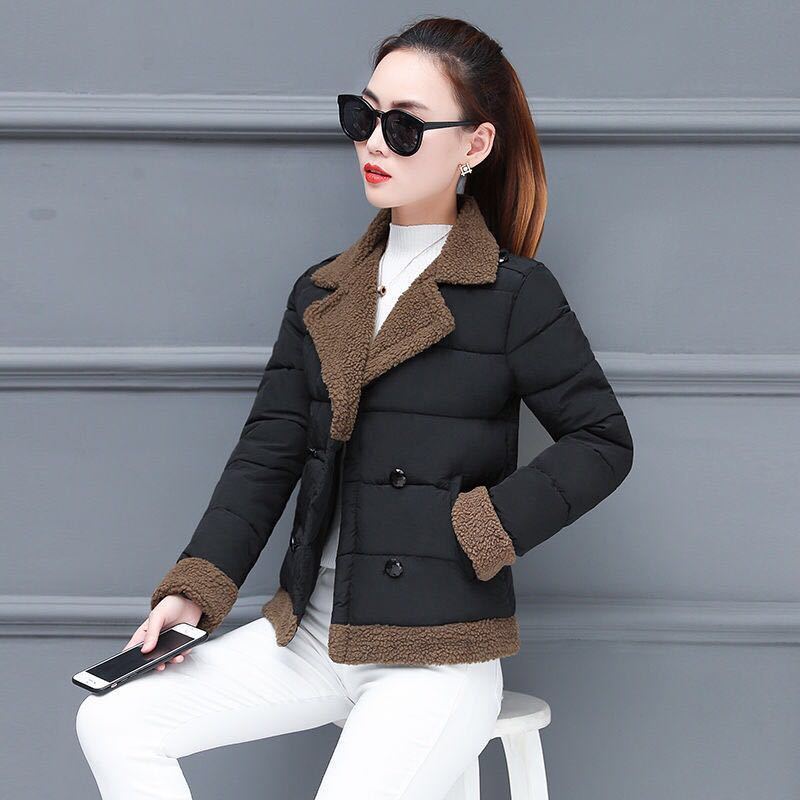 Women's cotton padded jacket short Korean version new winter coat fashionable and versatile 201019