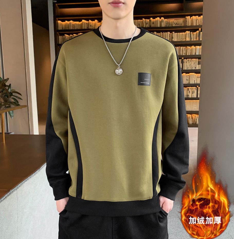 2021 Men's Cotton Jersey Fall and Winter New Long Around Neck Male Bottom Shirt DWTW, Blue
2021 Men's Cotton Jersey Fall and Winter New Long Around Neck Male Bottom Shirt DWTW, Blue