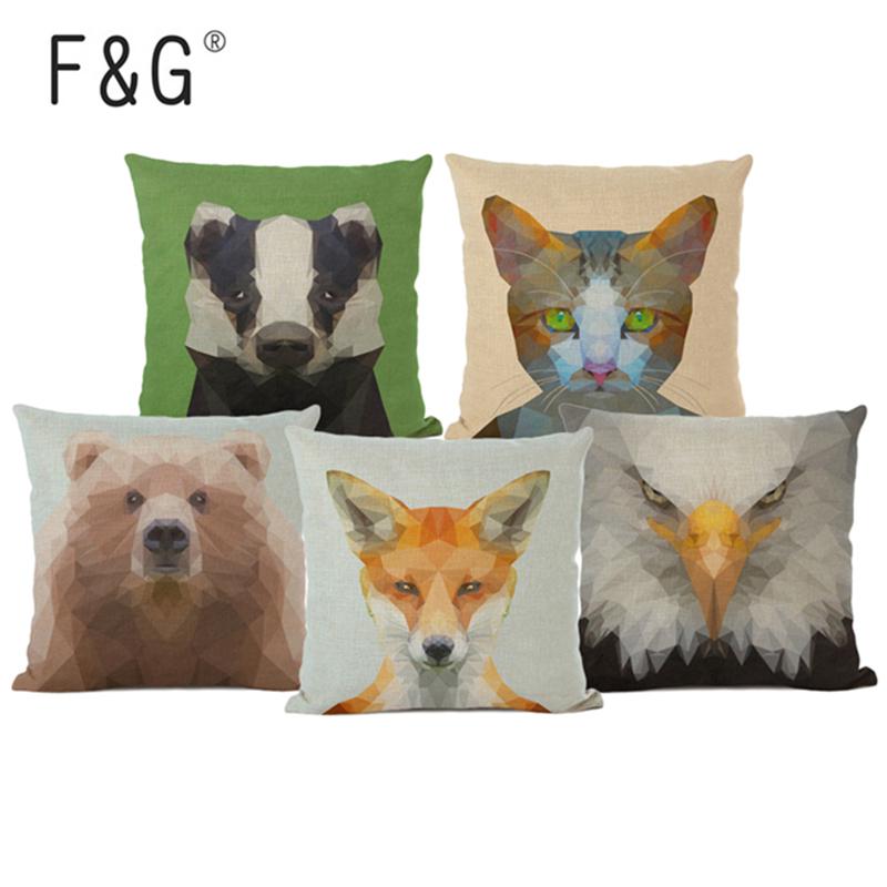 Nordic Style Animal Geometric Cushion Covers Cat Bear Pillow Cases Linen Cotton Pillow Covers for Bedroom Sofa Decoration, 05 45x45cm
Nordic Style Animal Geometric Cushion Covers Cat Bear Pillow Cases Linen Cotton Pillow Covers for Bedroom Sofa Decoration, 05 45x45cm