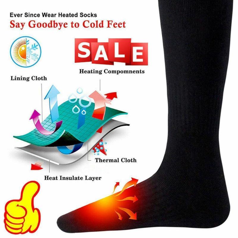 Winter Men Women Electric Heating Socks Thermal Heated Socks Foot Warmer Equipment Outdoor Box Battery Back Toes And V1P6, Black
Winter Men Women Electric Heating Socks Thermal Heated Socks Foot Warmer Equipment Outdoor Box Battery Back Toes And V1P6, Black